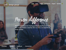 Tablet Screenshot of livedesigngroup.com